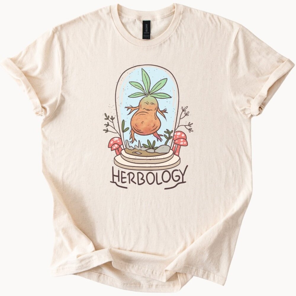 Mandrake Shirt Herbology Plant Mandrake Root Design Magical Forestcore Graphic